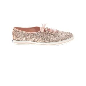 NWT Keds x Kate Spade Glitter Pink Ribbon Lace-Up Sneakers size 7.5 new in box!